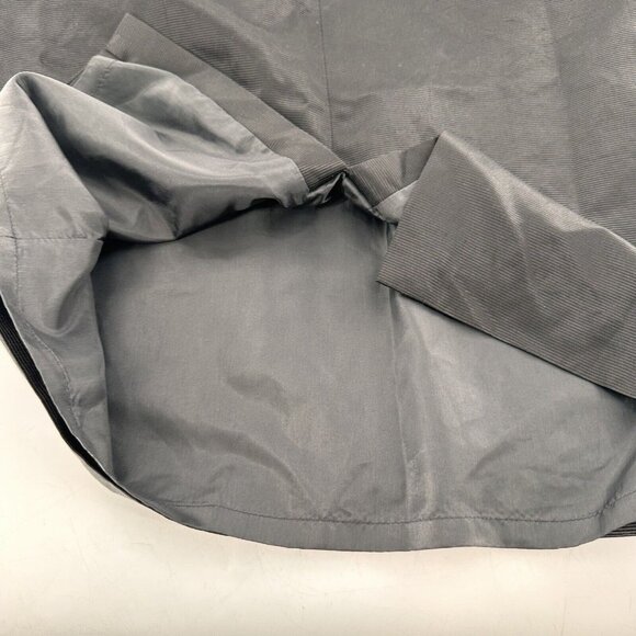 Talbots Black Knee-Length Straight Skirt Italian Fabric Size 10 Back Vent Preppy - Picture 10 of 12